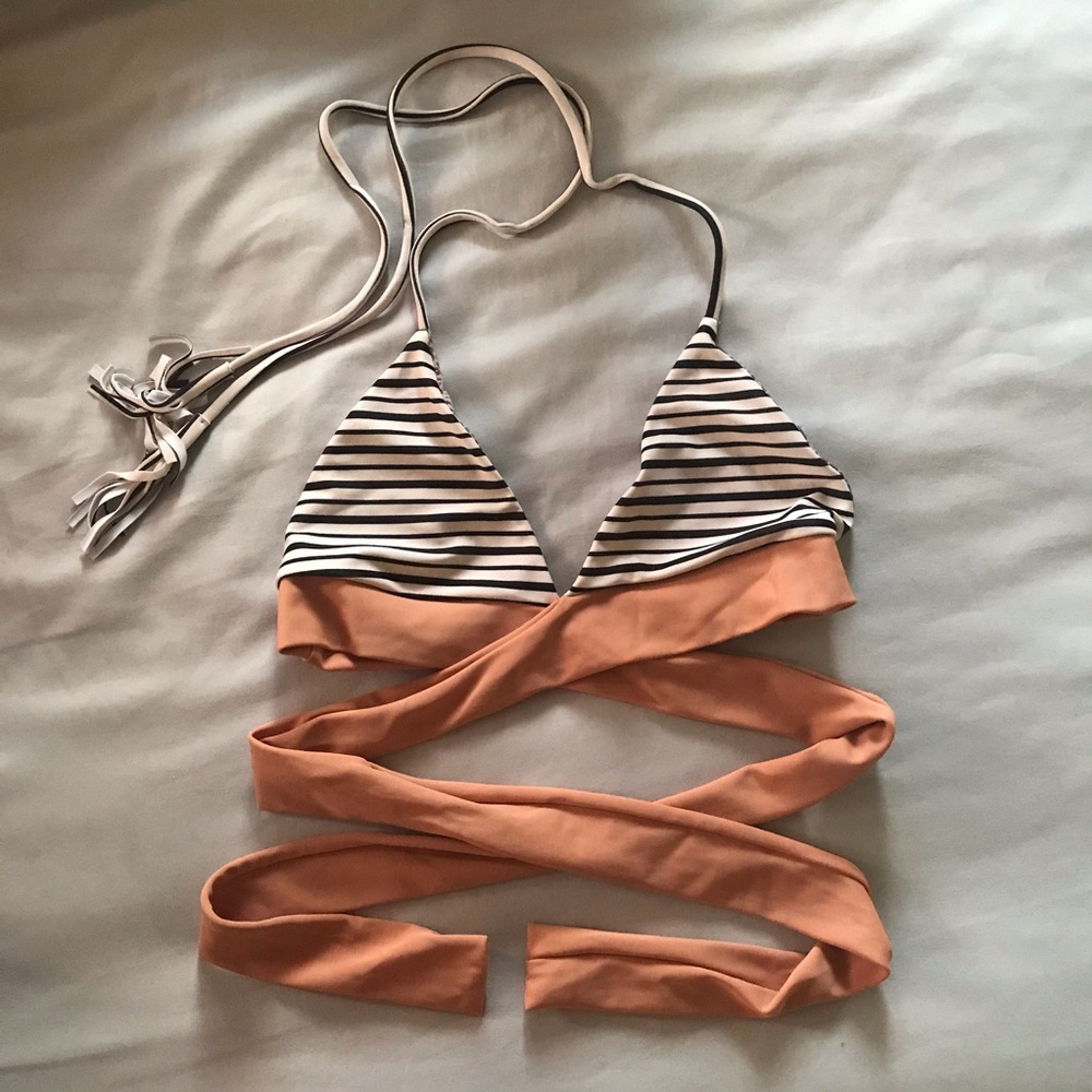 acacia wrap around tie top